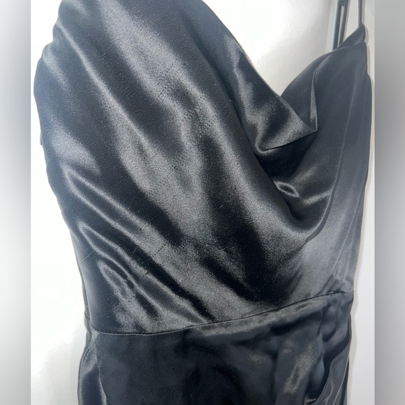 House of CB Black Satin Dress - Picture 3 of 14